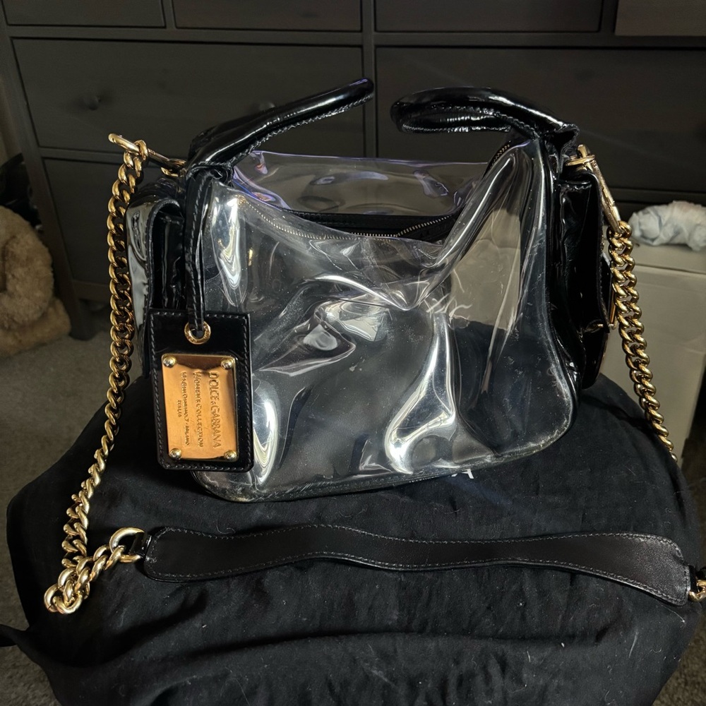 Dolce & Gabbana Black and Gold Bag